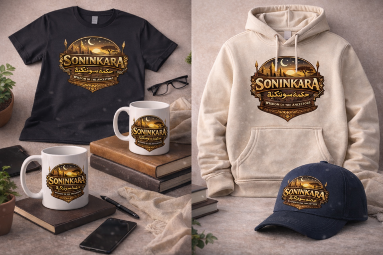 soninkara branded merchandise display