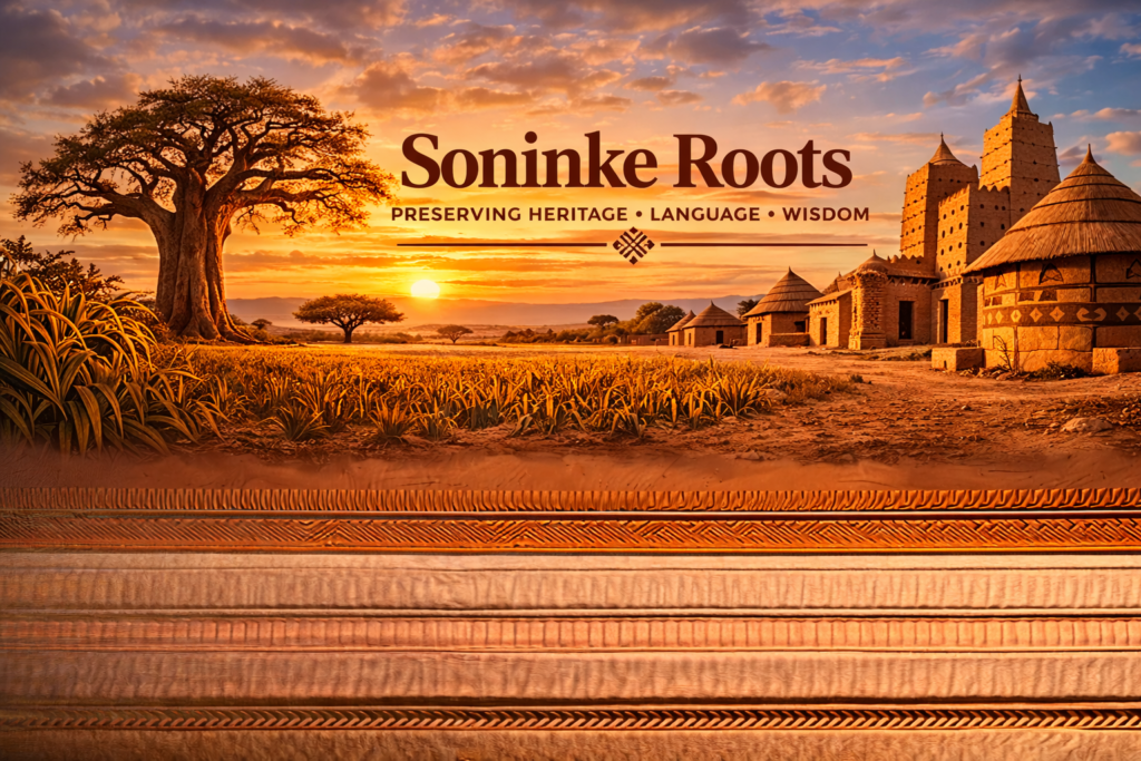 soninke heritage at sunset